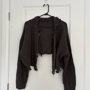 Women's Cropped Sweater